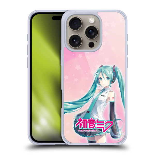 Hatsune Miku Graphics Star Soft Gel Case for Apple iPhone 16 Pro