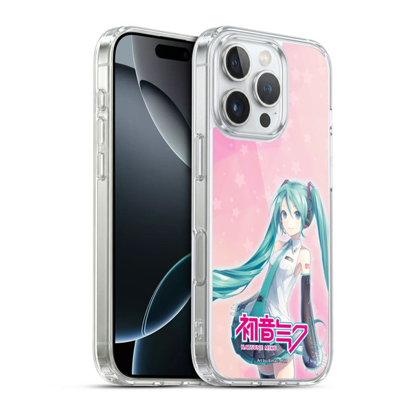 Hatsune Miku Graphics Star Soft Gel Case for Apple iPhone 16 Pro & MagSafe