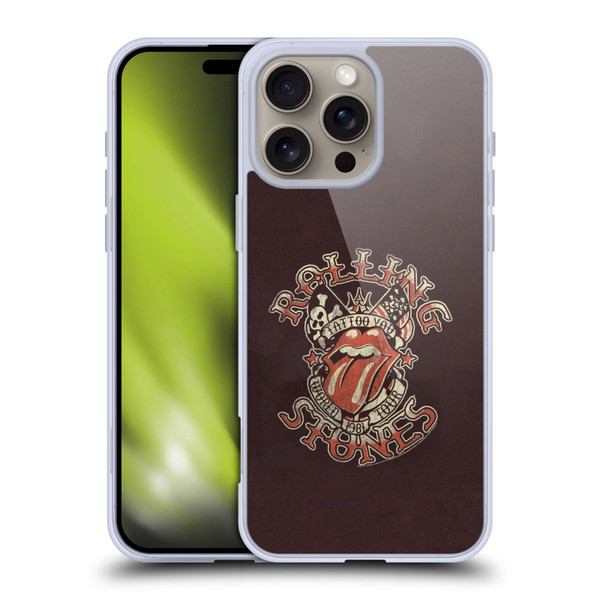 The Rolling Stones Tours Tattoo You 1981 Soft Gel Case for Apple iPhone 16 Pro Max