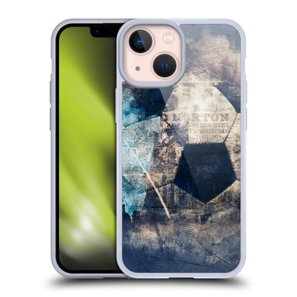 Simone Gatterwe Vintage And Steampunk Grunge Soccer Soft Gel Case for Apple iPhone 13 Mini