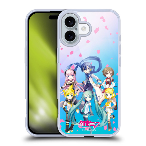 Hatsune Miku Virtual Singers Sakura Soft Gel Case for Apple iPhone 16