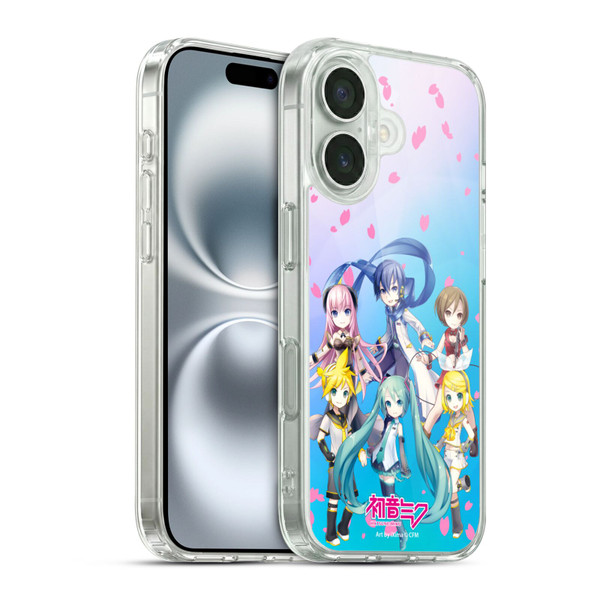 Hatsune Miku Virtual Singers Sakura Soft Gel Case for Apple iPhone 16 & MagSafe