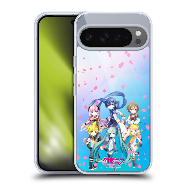 Hatsune Miku Virtual Singers Sakura Soft Gel Case for Google Pixel 9 Pro XL