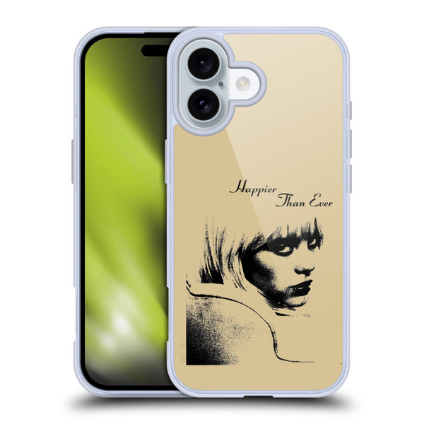 Billie Eilish Happier Than Ever Album Image Soft Gel Case for Apple iPhone 16