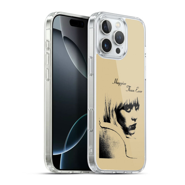 Billie Eilish Happier Than Ever Album Image Soft Gel Case for Apple iPhone 16 Pro Max & MagSafe
