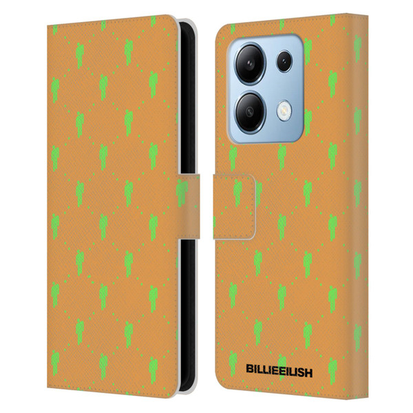 Billie Eilish Key Art Blohsh Pattern Leather Book Wallet Case Cover For Xiaomi Redmi Note 13/13 Pro 5G