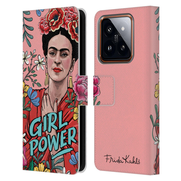 Frida Kahlo Art & Quotes Girl Power Leather Book Wallet Case Cover For Xiaomi 14