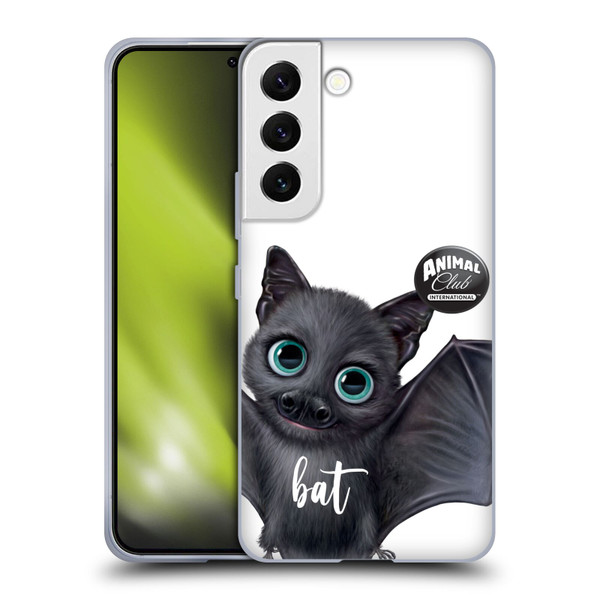 Animal Club International Faces Bat Soft Gel Case for Samsung Galaxy S22 5G