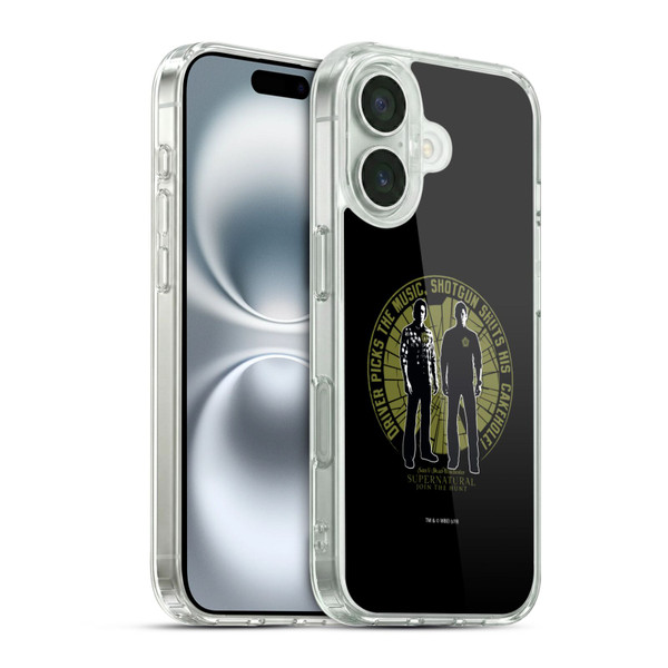 Supernatural Graphic Sam & Dean Soft Gel Case for Apple iPhone 16 & MagSafe