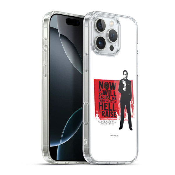 Supernatural Graphic Sam, Dean & Castiel Soft Gel Case for Apple iPhone 16 Pro Max & MagSafe