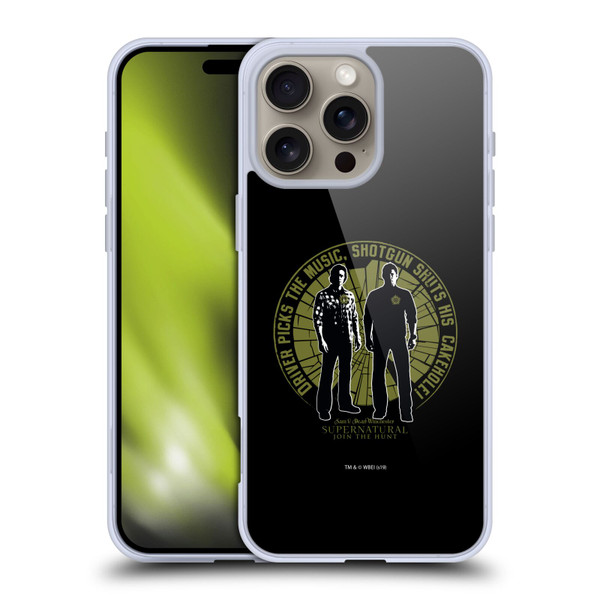 Supernatural Graphic Sam & Dean Soft Gel Case for Apple iPhone 16 Pro Max