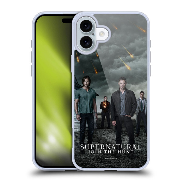 Supernatural Key Art Season 12 Group Soft Gel Case for Apple iPhone 16 Plus & MagSafe