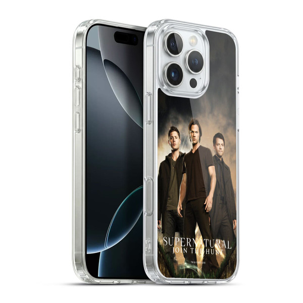 Supernatural Key Art Sam, Dean & Castiel 2 Soft Gel Case for Apple iPhone 16 Pro Max & MagSafe