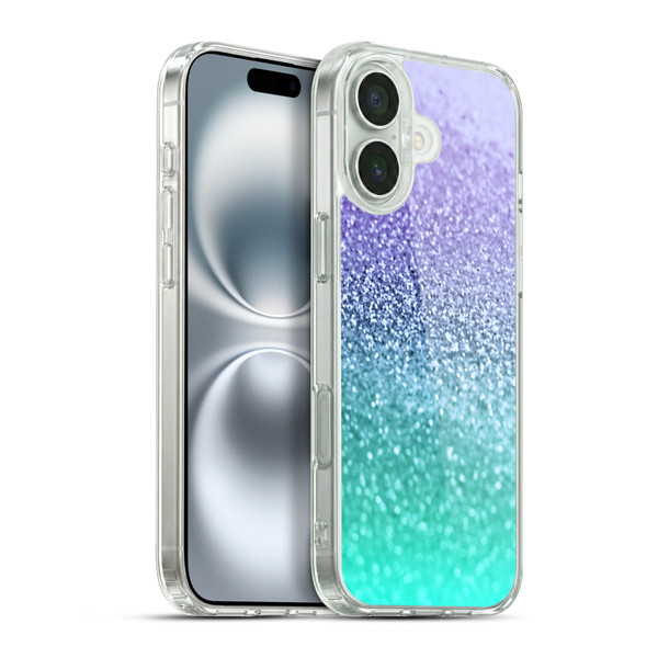 Monika Strigel Glitter Collection Lavender Soft Gel Case for Apple iPhone 16 Plus & MagSafe