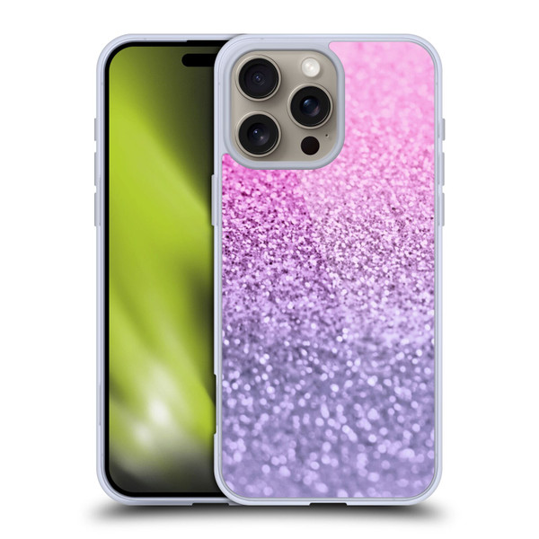 Monika Strigel Glitter Collection Lavender Pink Soft Gel Case for Apple iPhone 16 Pro Max