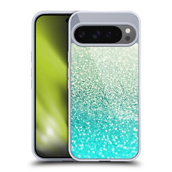 Monika Strigel Glitter Collection Mint Soft Gel Case for Google Pixel 9 Pro XL