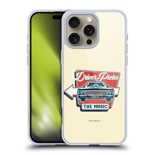 Supernatural Vectors Driver Picks Soft Gel Case for Apple iPhone 16 Pro Max