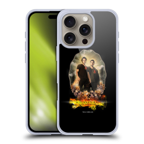 Supernatural Vectors Dean & Sam Halo Soft Gel Case for Apple iPhone 16 Pro