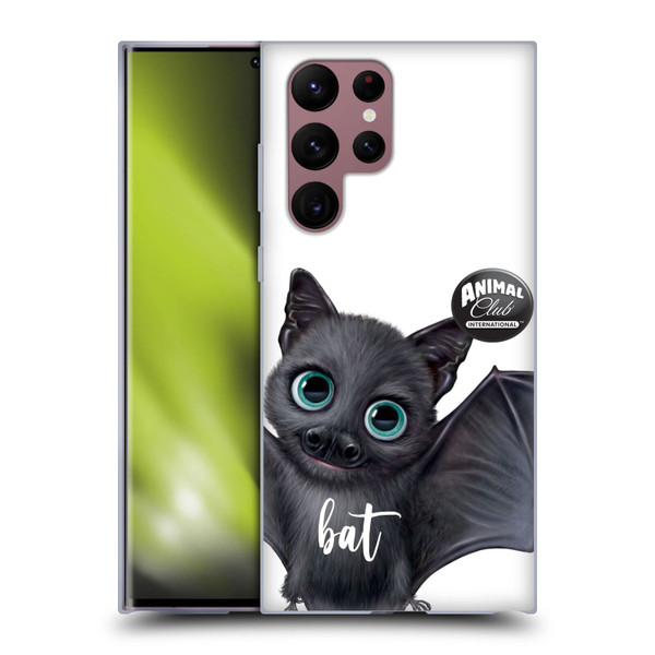 Animal Club International Faces Bat Soft Gel Case for Samsung Galaxy S22 Ultra 5G