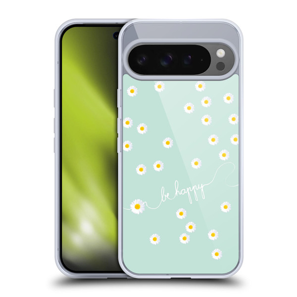 Monika Strigel Happy Daisy Mint Soft Gel Case for Google Pixel 9 Pro XL