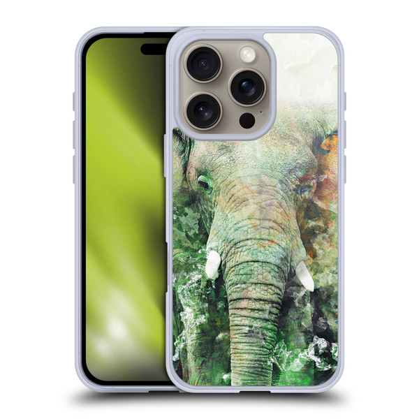 Riza Peker Animals Elephant Soft Gel Case for Apple iPhone 16 Pro