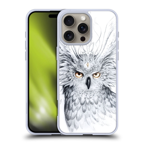 Jonas "JoJoesArt" Jödicke Wildlife Owl Soft Gel Case for Apple iPhone 16 Pro Max