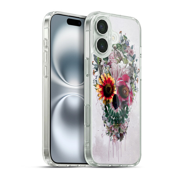 Riza Peker Skulls 6 Sugar Soft Gel Case for Apple iPhone 16 Plus & MagSafe