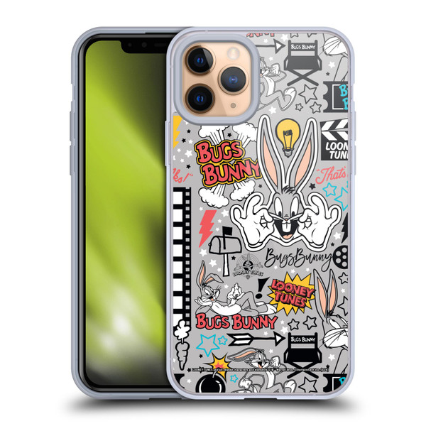 Looney Tunes Graphics and Characters Bugs Bunny Soft Gel Case for Apple iPhone 11 Pro