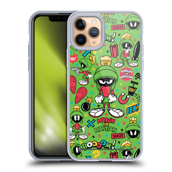 Looney Tunes Graphics and Characters Marvin The Martian Soft Gel Case for Apple iPhone 11 Pro & MagSafe