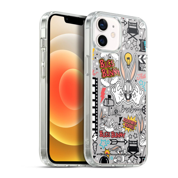 Looney Tunes Graphics and Characters Bugs Bunny Soft Gel Case for Apple iPhone 12 / iPhone 12 Pro & MagSafe