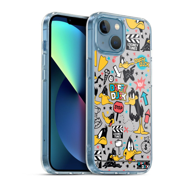 Looney Tunes Graphics and Characters Daffy Duck Soft Gel Case for Apple iPhone 13 Mini & MagSafe
