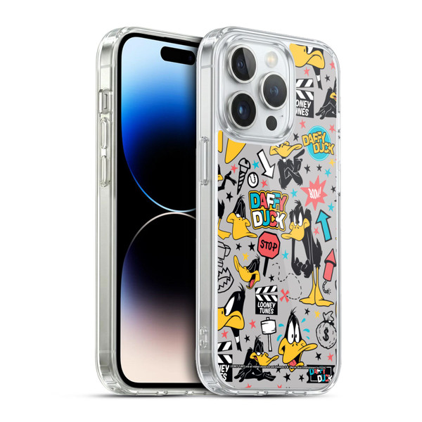Looney Tunes Graphics and Characters Daffy Duck Soft Gel Case for Apple iPhone 13 Pro & MagSafe