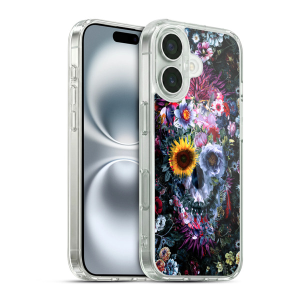 Riza Peker Skulls 9 Skull Soft Gel Case for Apple iPhone 16 & MagSafe