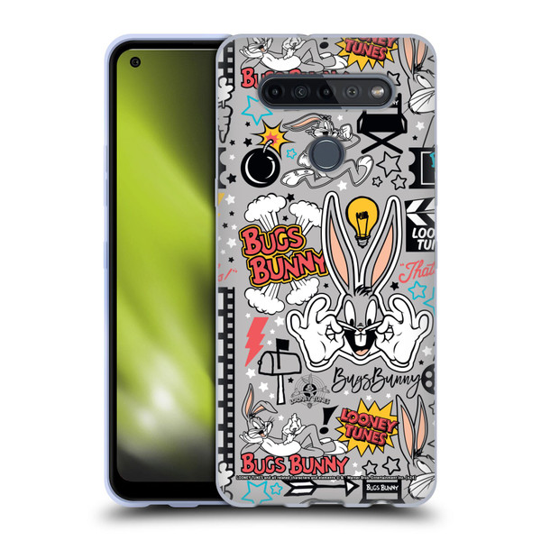 Looney Tunes Graphics and Characters Bugs Bunny Soft Gel Case for LG K51S