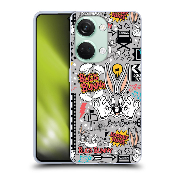 Looney Tunes Graphics and Characters Bugs Bunny Soft Gel Case for OnePlus Nord 3 5G