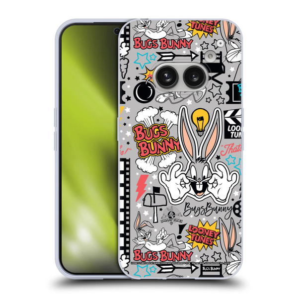Looney Tunes Graphics and Characters Bugs Bunny Soft Gel Case for Nothing Phone (2a)