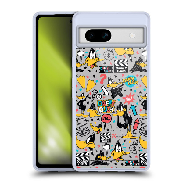 Looney Tunes Graphics and Characters Daffy Duck Soft Gel Case for Google Pixel 7a