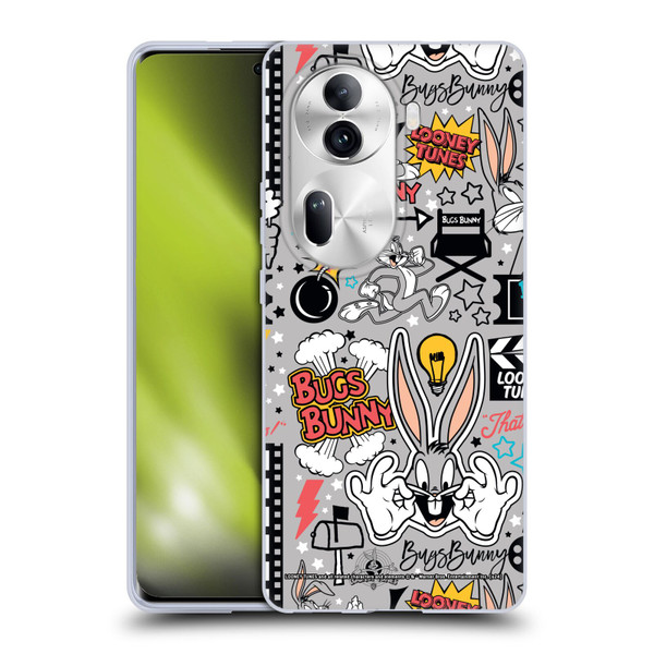Looney Tunes Graphics and Characters Bugs Bunny Soft Gel Case for OPPO Reno11 Pro
