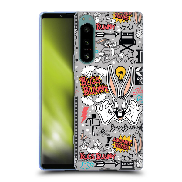 Looney Tunes Graphics and Characters Bugs Bunny Soft Gel Case for Sony Xperia 5 IV