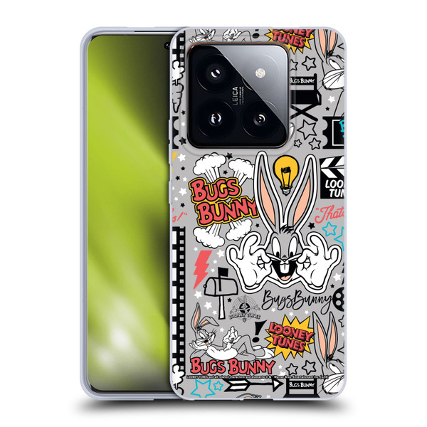 Looney Tunes Graphics and Characters Bugs Bunny Soft Gel Case for Xiaomi 14 Pro