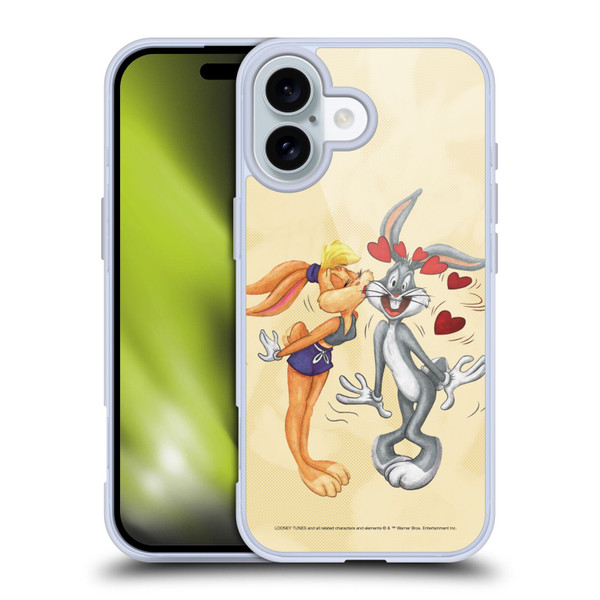 Looney Tunes Season Bugs Bunny And Lola Bunny Soft Gel Case for Apple iPhone 16