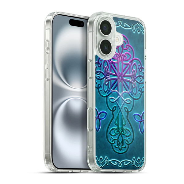 Brigid Ashwood Crosses Celtic Soft Gel Case for Apple iPhone 16 Plus & MagSafe