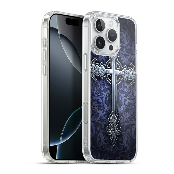 Brigid Ashwood Crosses Gothic Soft Gel Case for Apple iPhone 16 Pro Max & MagSafe