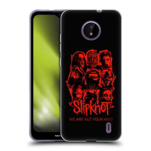Slipknot We Are Not Your Kind Red Patch Soft Gel Case for Nokia C10 / C20