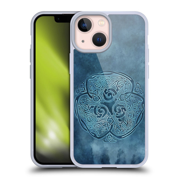 Brigid Ashwood Celtic Wisdom Knot Wolf Soft Gel Case for Apple iPhone 13 Mini