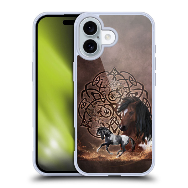 Brigid Ashwood Celtic Wisdom Horse Soft Gel Case for Apple iPhone 16