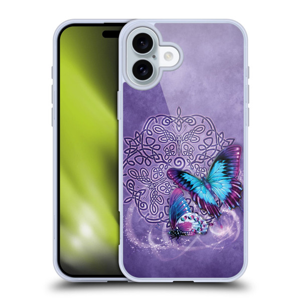 Brigid Ashwood Celtic Wisdom Butterfly Soft Gel Case for Apple iPhone 16 Plus
