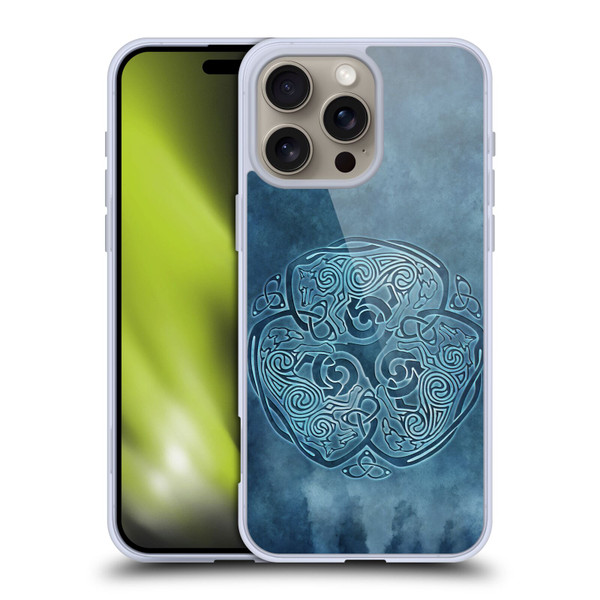 Brigid Ashwood Celtic Wisdom Knot Wolf Soft Gel Case for Apple iPhone 16 Pro Max