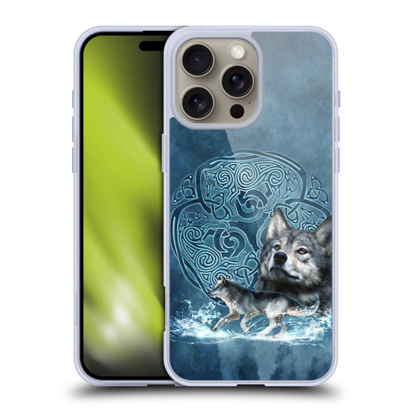 Brigid Ashwood Celtic Wisdom Wolf Soft Gel Case for Apple iPhone 16 Pro Max