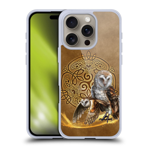 Brigid Ashwood Celtic Wisdom Owl Soft Gel Case for Apple iPhone 16 Pro